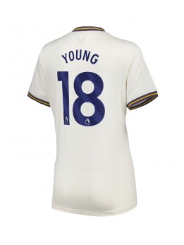 Everton Ashley Young #18 Ausweichtrikot für Frauen 2024-25 Kurzarm